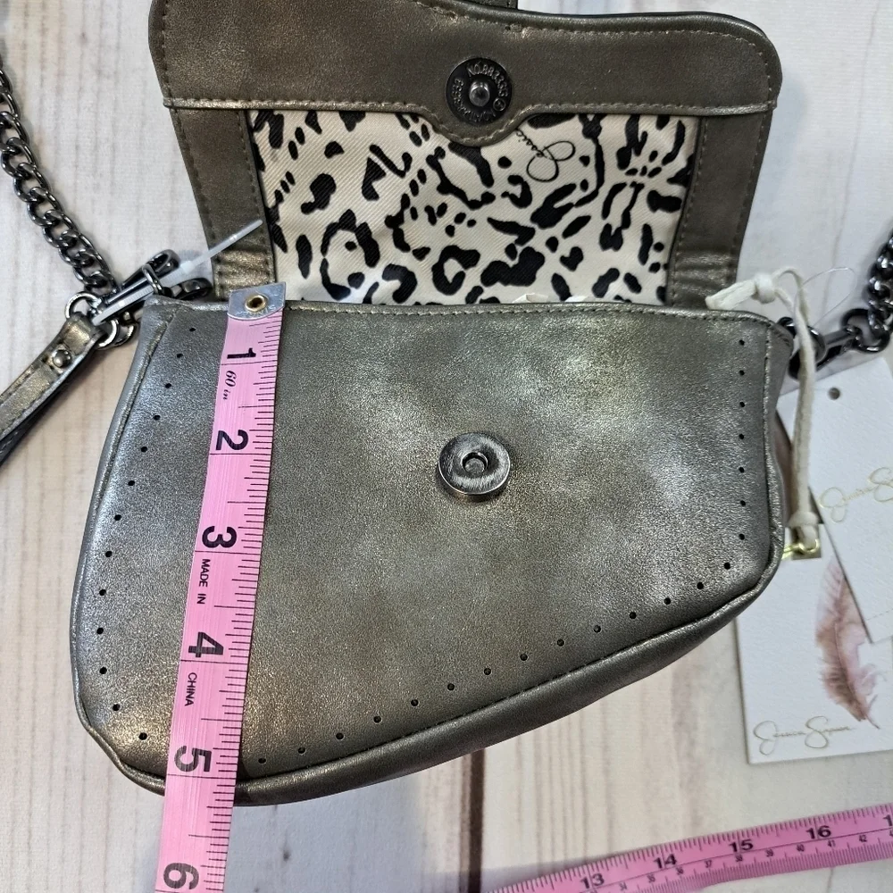 Jessica Simpson Connie Crossbody Bag with Belt loops, Wristlet loop